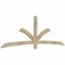 Ekena Millwork Davenport Rough Sawn Timber Gable Bracket, Douglas Fir, 108"W x 36"H x 2"D x 4"F, 8/12 Pitch GBW108X36X0204DAV00RDF - alternate 4